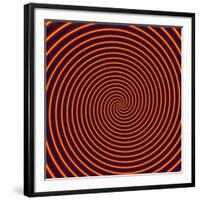 Abstract Computer Artwork of a Spiral-David Parker-Framed Photographic Print