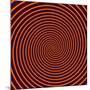 Abstract Computer Artwork of a Spiral-David Parker-Mounted Photographic Print