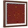 Abstract Computer Artwork of a Spiral-David Parker-Framed Photographic Print