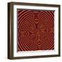 Abstract Computer Artwork of a Spiral-David Parker-Framed Premium Photographic Print