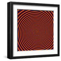 Abstract Computer Artwork of a Spiral-David Parker-Framed Premium Photographic Print