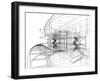 Abstract Constructions of Line-NesaCera-Framed Art Print