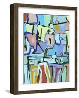 Abstract Crowd-Diana Ong-Framed Giclee Print
