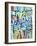 Abstract Crowd-Diana Ong-Framed Giclee Print