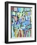 Abstract Crowd-Diana Ong-Framed Giclee Print