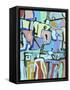 Abstract Crowd-Diana Ong-Framed Stretched Canvas