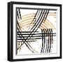 Abstract Curves-Leslie Bernsen-Framed Giclee Print