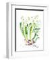Abstract Daffodils-Enya Todd-Framed Art Print