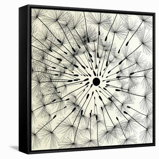 Abstract Dandelion Illustration Spring Concept-Kristaps Eberlins-Framed Stretched Canvas