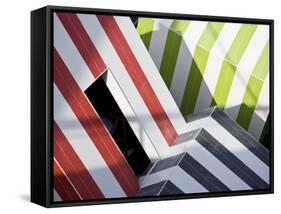 Abstract Design in a Expo in Barcelona, Catalonia, Spain-Carlos Sanchez Pereyra-Framed Stretched Canvas