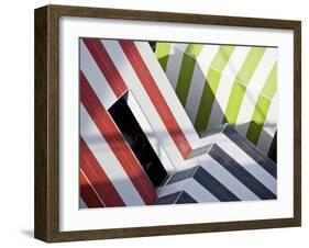 Abstract Design in a Expo in Barcelona, Catalonia, Spain-Carlos Sanchez Pereyra-Framed Photographic Print