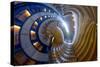 Abstract design of stairway.-Jaynes Gallery-Stretched Canvas
