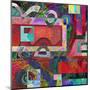 Abstract Digital Painting, Colorful Graffiti Collage-Andriy Zholudyev-Mounted Art Print