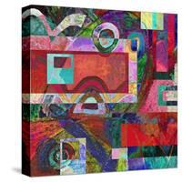 Abstract Digital Painting, Colorful Graffiti Collage-Andriy Zholudyev-Stretched Canvas