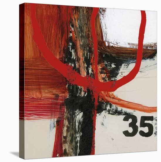 Abstract Digits-Natasha Barnes-Stretched Canvas