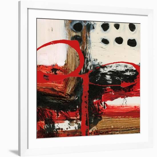 Abstract Dots-Natasha Barnes-Framed Art Print