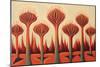 Abstract Dragon Blood Trees-Lea Faucher-Mounted Art Print
