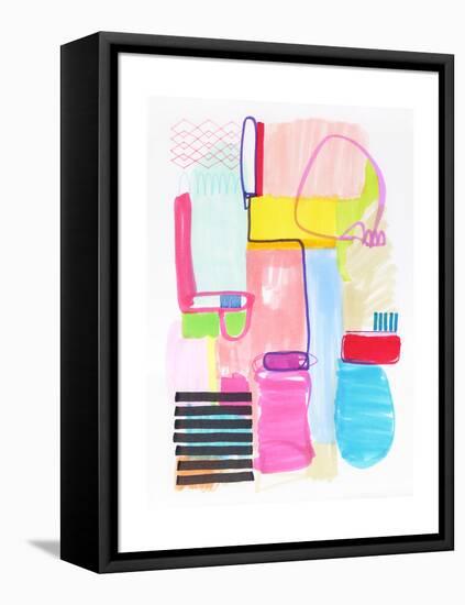 Abstract Drawing 10-Jaime Derringer-Framed Stretched Canvas