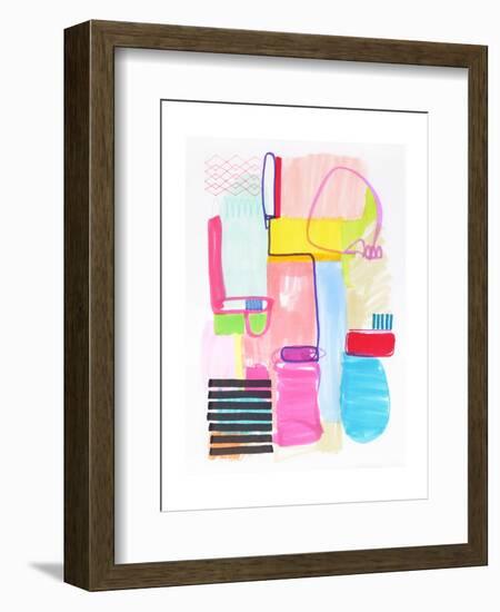 Abstract Drawing 10-Jaime Derringer-Framed Giclee Print