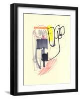 Abstract Drawing 11-Jaime Derringer-Framed Giclee Print