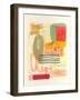 Abstract Drawing 12-Jaime Derringer-Framed Giclee Print