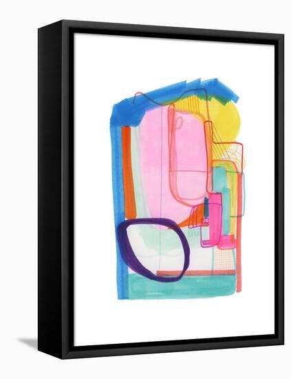 Abstract Drawing 1-Jaime Derringer-Framed Stretched Canvas