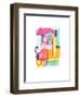 Abstract Drawing 4-Jaime Derringer-Framed Giclee Print