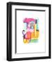 Abstract Drawing 4-Jaime Derringer-Framed Giclee Print