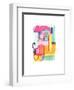 Abstract Drawing 4-Jaime Derringer-Framed Giclee Print