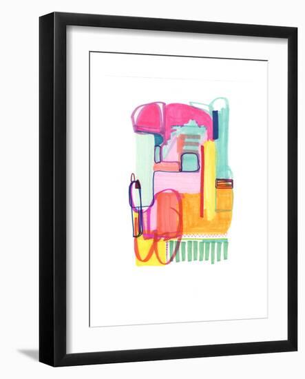 Abstract Drawing 4-Jaime Derringer-Framed Giclee Print