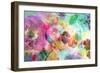 Abstract Dreamy Multicolor Blossoms in Water-Alaya Gadeh-Framed Photographic Print