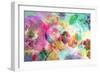 Abstract Dreamy Multicolor Blossoms in Water-Alaya Gadeh-Framed Photographic Print