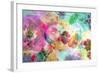 Abstract Dreamy Multicolor Blossoms in Water-Alaya Gadeh-Framed Photographic Print