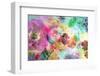 Abstract Dreamy Multicolor Blossoms in Water-Alaya Gadeh-Framed Photographic Print