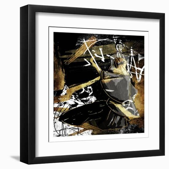 Abstract Dress 2-OnRei-Framed Art Print