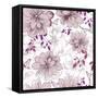 Abstract Elegance Floral Pattern-Aleksey Vl B.-Framed Stretched Canvas