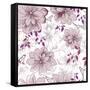 Abstract Elegance Floral Pattern-Aleksey Vl B.-Framed Stretched Canvas