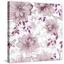 Abstract Elegance Floral Pattern-Aleksey Vl B.-Stretched Canvas