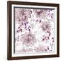 Abstract Elegance Floral Pattern-Aleksey Vl B.-Framed Art Print