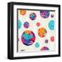 Abstract Ethnic Pattern-cienpies-Framed Art Print