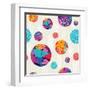 Abstract Ethnic Pattern-cienpies-Framed Art Print