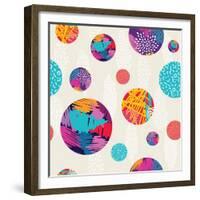 Abstract Ethnic Pattern-cienpies-Framed Premium Giclee Print