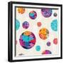 Abstract Ethnic Pattern-cienpies-Framed Premium Giclee Print