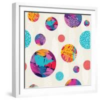 Abstract Ethnic Pattern-cienpies-Framed Premium Giclee Print