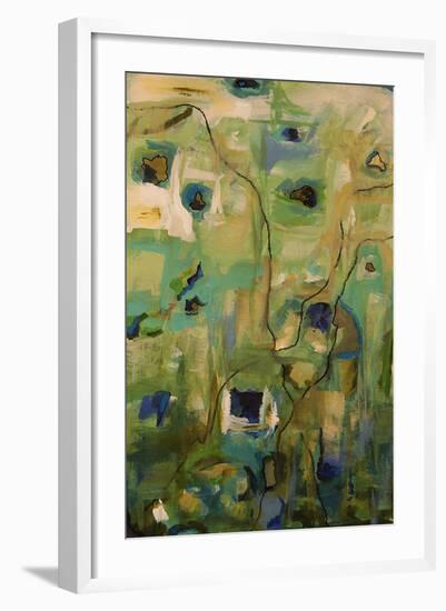 Abstract Exp I-Marabeth Quin-Framed Art Print