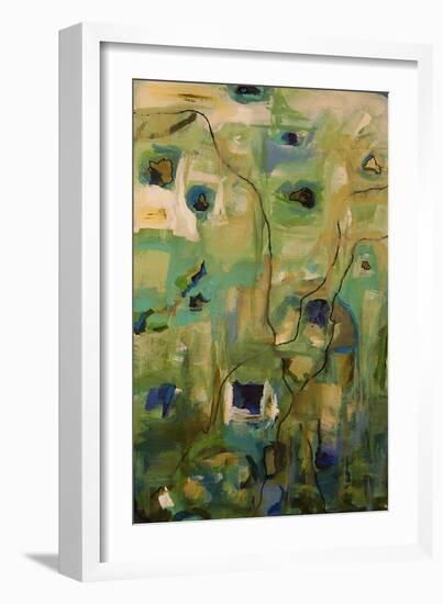 Abstract Exp I-Marabeth Quin-Framed Art Print