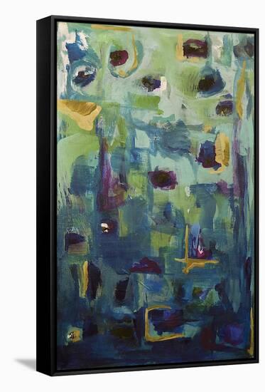 Abstract Exp II-Marabeth Quin-Framed Stretched Canvas