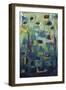 Abstract Exp II-Marabeth Quin-Framed Art Print