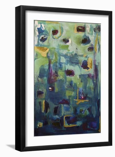 Abstract Exp II-Marabeth Quin-Framed Art Print