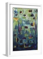 Abstract Exp II-Marabeth Quin-Framed Art Print